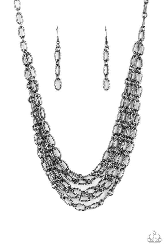Paparazzi Necklace - House of CHAIN - Black