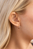 Paparazzi Earring - Ultra Upmarket - Rose Gold Hoop