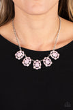 Paparazzi Necklace - Pearly Pond - Pink