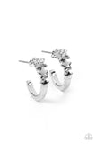 Paparazzi Earring - Starfish Showpiece - White Hoop