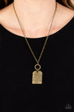 Paparazzi Necklace - Persevering Philippians - Brass