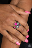 Paparazzi Ring - Wonderland Wildflower - Pink