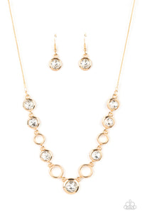 Paparazzi Necklace - Elegantly Elite - Gold