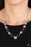 Paparazzi Necklace - Elegantly Elite - Pink