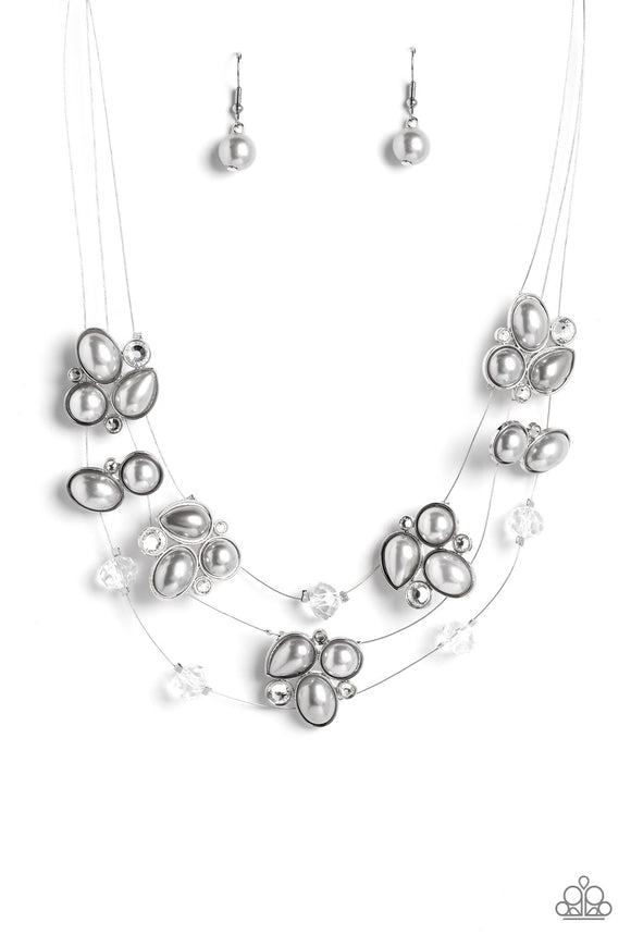 Paparazzi Necklace - Snow Angels - Silver