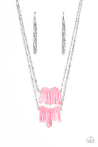 Paparazzi Necklace - Crystal Catwalk - Pink