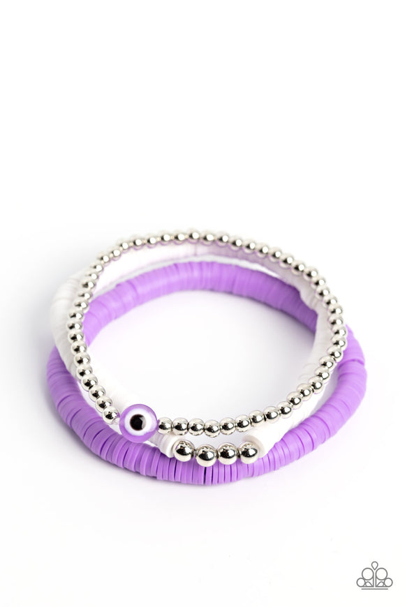 Paparazzi Bracelet - EYE Have A Dream - Purple
