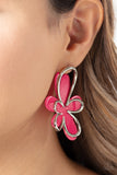 Paparazzi Earring - Glimmering Gardens - Pink