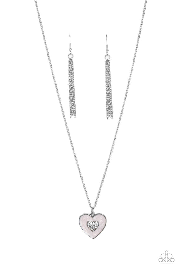 Paparazzi Necklace - So This Is Love - Pink