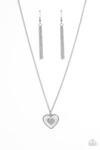 Paparazzi Necklace - So This Is Love - White