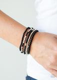 Paparazzi Bracelet - Stacked Showcase - Black