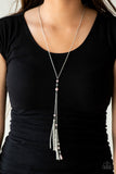 Paparazzi Necklace - Timeless Tassels - Pink