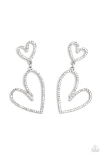 Paparazzi Earring - Doting Duo - White