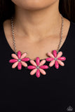 Paparazzi Necklace - Bodacious Bouquet - Pink