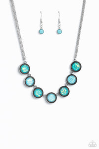 Paparazzi Necklace - Looking for DOUBLE - Blue