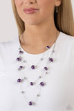 Paparazzi Necklace - Glistening Gamut - Purple