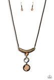 Paparazzi Necklace - Alluring Andante - Brass