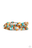 Paparazzi Bracelet - Stacking Stones - Orange