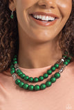 Paparazzi Necklace - Shopaholic Season - Green