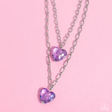 Paparazzi Necklace - Layered Love - Purple