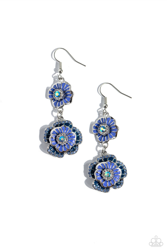 Paparazzi Earring - Intricate Impression - Blue