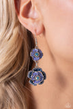 Paparazzi Earring - Intricate Impression - Blue