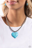 Paparazzi Necklace - Picturesque Pairing - Blue