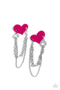 Paparazzi Earring - Altered Affection - Pink