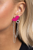 Paparazzi Earring - Altered Affection - Pink