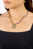 Paparazzi Necklace - Contrasting Candy - Green