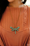 Paparazzi Necklace - FLYING Low - Brass