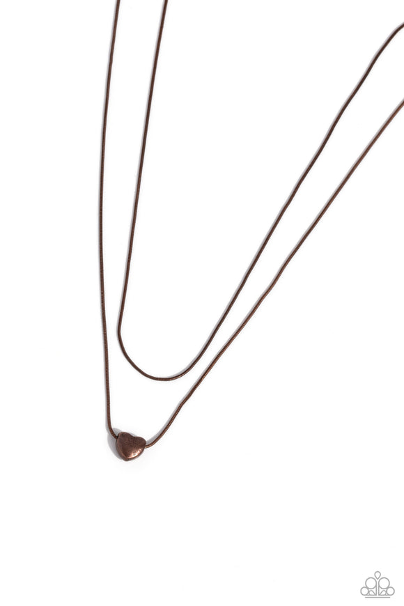Paparazzi Necklace PREORDER - Sweetheart Series - Copper
