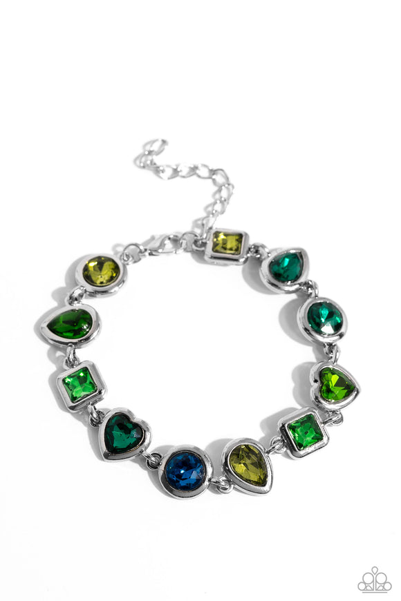 Paparazzi Bracelet PREORDER - Actively Abstract - Green