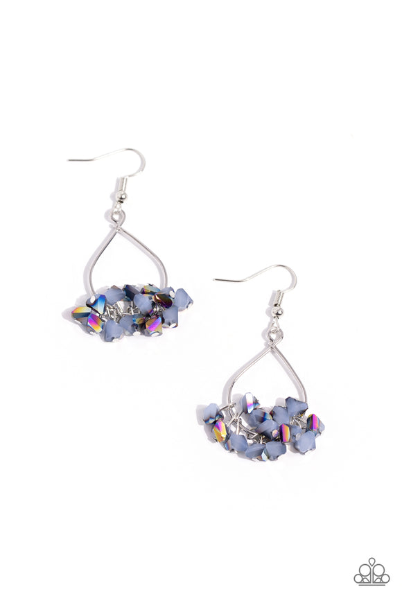 Paparazzi Earring - Charm of the Century - Blue