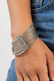 Paparazzi Bracelet - Shimmery Silhouette - Silver