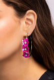 Paparazzi Earring - Ethereal Embellishment - Pink