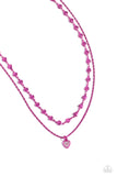 Paparazzi Necklace - Cupid Combo - Pink