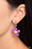 Paparazzi Earring - More FLOWER To You! - Purple