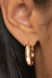 Paparazzi Earring - Simply Sinuous - Gold
