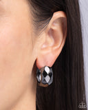 Paparazzi Earring - Patterned Past - Black