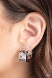 Paparazzi Earring - Setting the STAR High - Silver