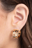 Paparazzi Earring - Setting the STAR High - Gold