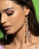 Paparazzi Earring - Quartz Qualification - Green