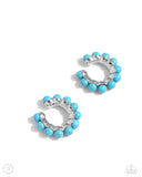 Paparazzi Earring - Southwestern Spiral - Blue