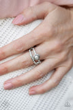 Paparazzi Ring - GLOW Me Away - White