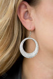 Paparazzi Earring - Very Victorious - White