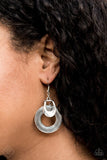 Paparazzi Earring - Rustic Retreat - Silver