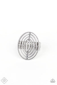 Paparazzi Ring - Center Target - Silver