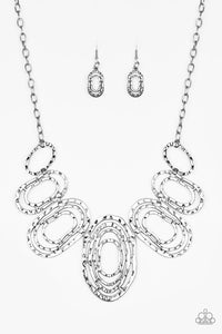 Paparazzi Necklace - Empress Impressions - Silver