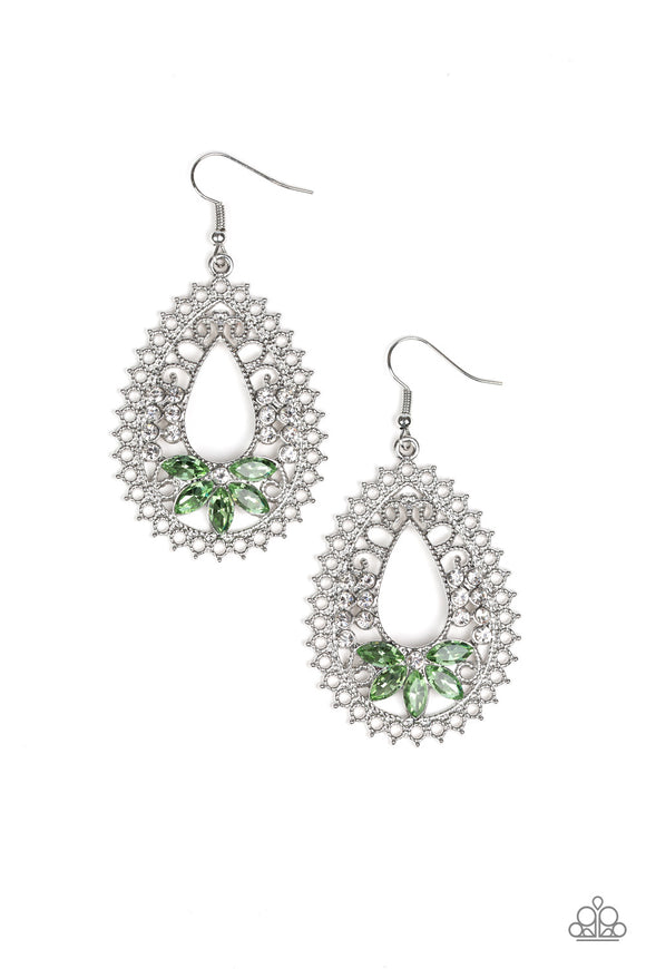 Paparazzi Earring - Instant REFLECT - Green